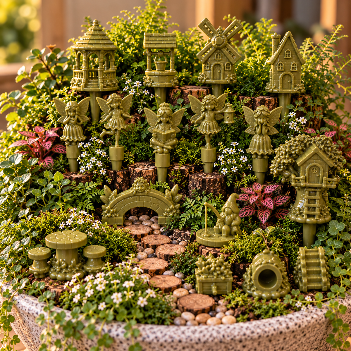 Scenery Garden Stakes