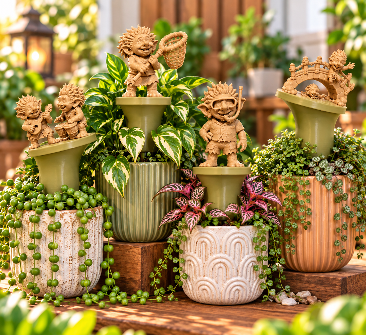 Troll Self-Watering Stake Collection