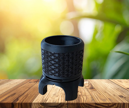 Kumiko Round Planter with legs